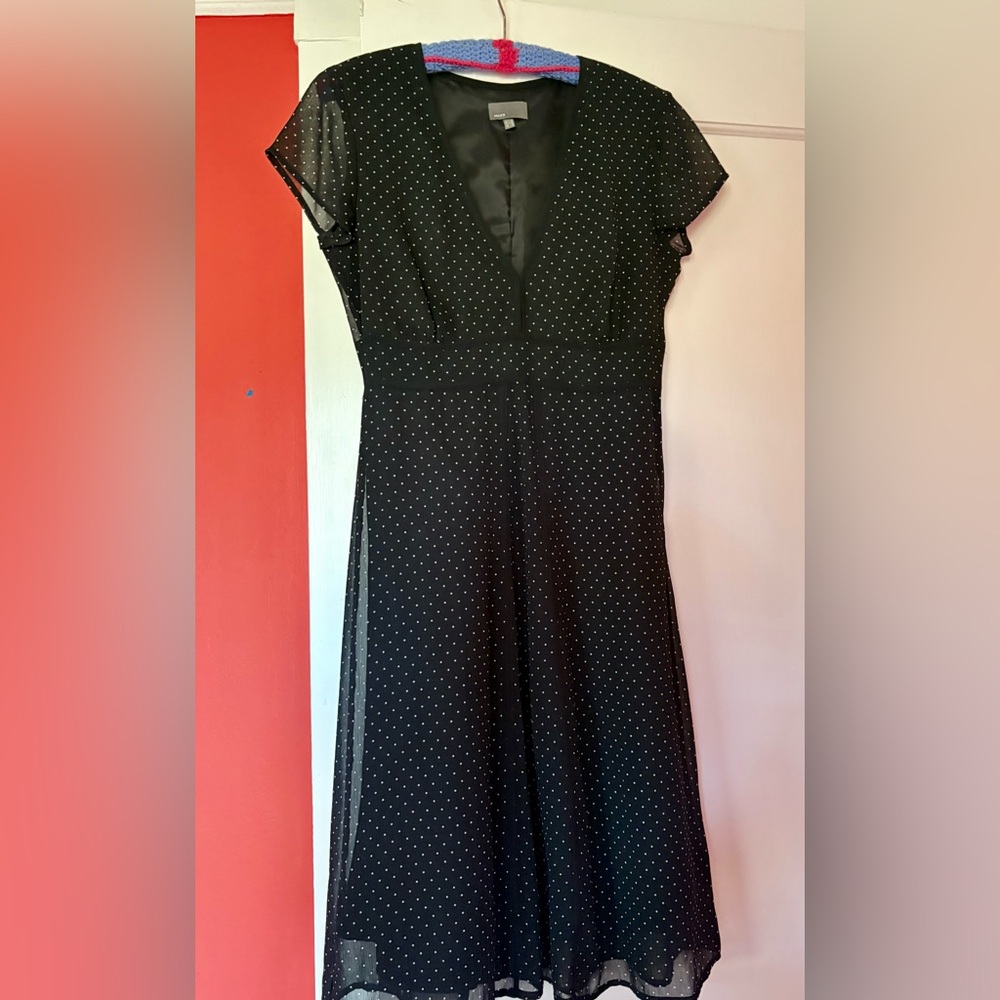 Mexx Black Polka Dot Dress